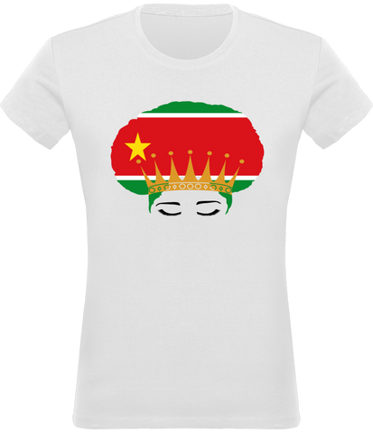 T-shirt Femme Queen Afro Gwada