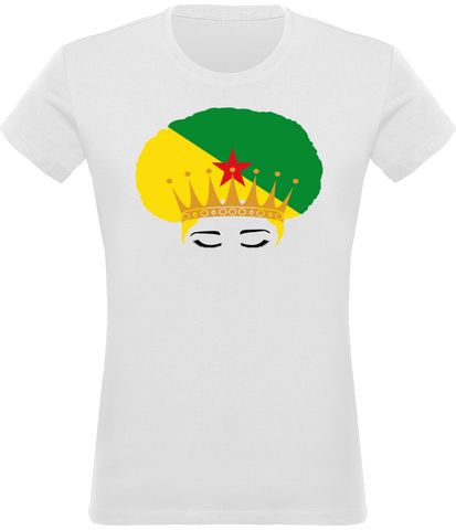 T-shirt Femme Queen Afro Guyane
