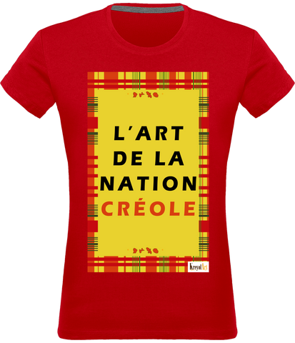 T-shirt  Femme - ART NATION CRÉOLE