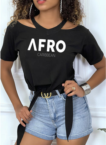 TOP épaule dénudé | AFRO CARIBBEAN