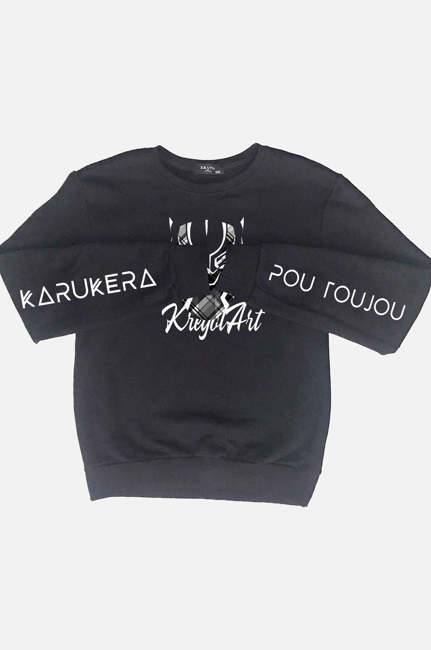 Sweat Garçon Col Rond - Drapeau Guadeloupéen – kreyolart