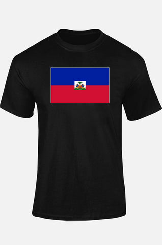 T-shirt Homme- Drapeau Haïti