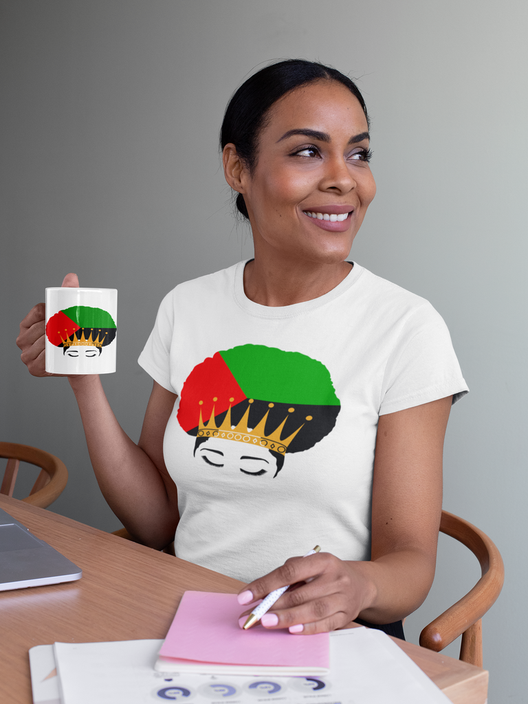 T-shirt + Mug Queen Afro Martinique