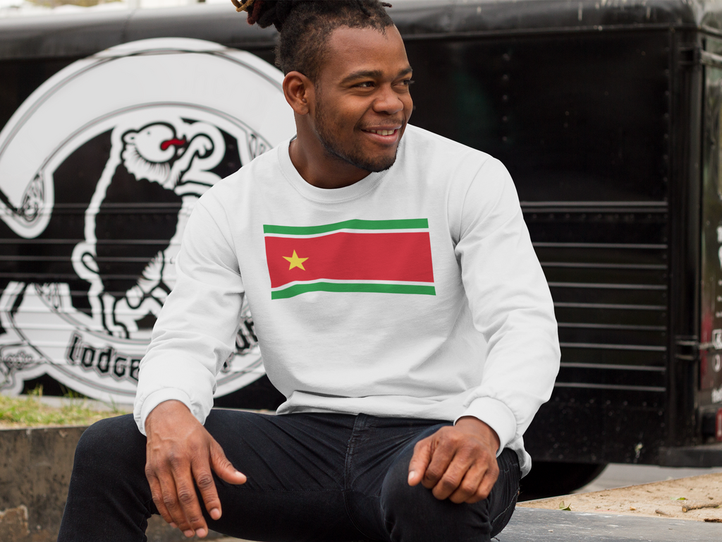 Sweat Homme Col rond - Drapeau Guadeloupe