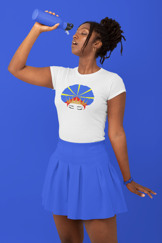 T-shirt Femme Queen Afro Réunion